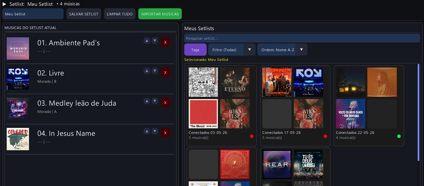 Setlist no Automate Manager